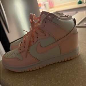 Nike Dunk High Sail Crimson Tint